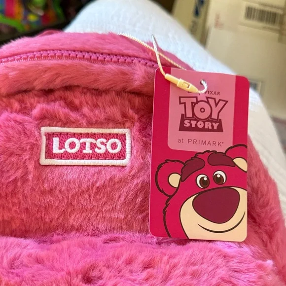 Toy Story Primark Lotso Furry Backpack NWT - Picture 2 of 5